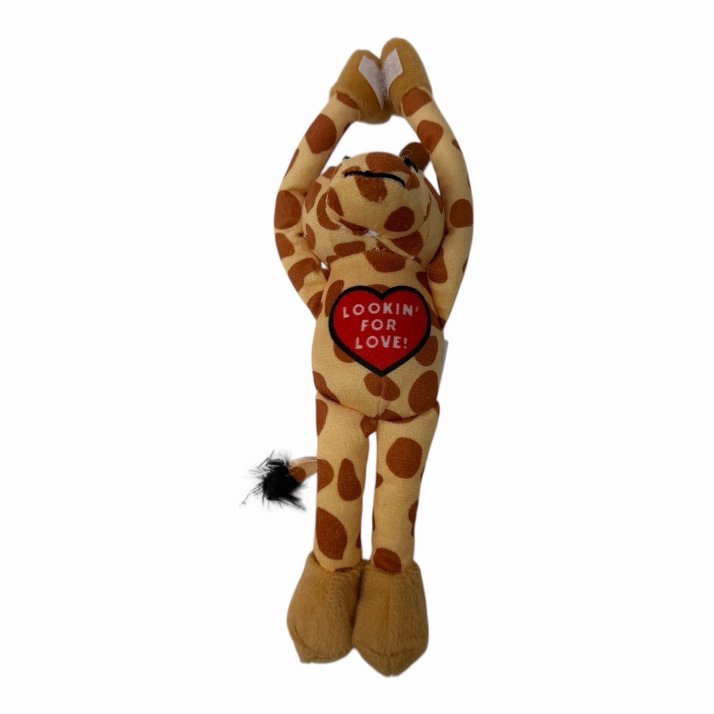 Hanging Giraffe Plush Long-legged Valentine's "Lookin For Love" 14-18"‎